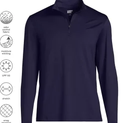 School Uniform Unisex Rapid Dry Quarter Zip Pullover