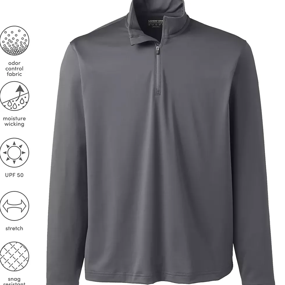 School Uniform Unisex Rapid Dry Quarter Zip Pullover
