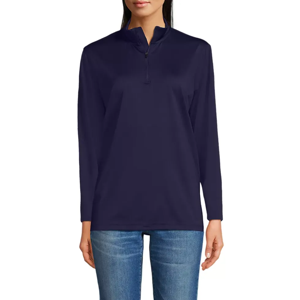 School Uniform Unisex Rapid Dry Quarter Zip Pullover