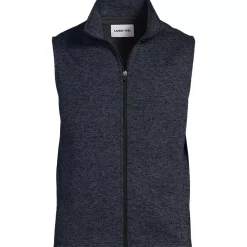 School Uniform Unisex Sweater Fleece Zip Front Vest