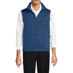 School Uniform Unisex Sweater Fleece Zip Front Vest