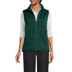 School Uniform Unisex Sweater Fleece Zip Front Vest