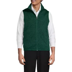 School Uniform Unisex Sweater Fleece Zip Front Vest