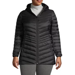 School Uniform Wanderweight Packable Down Long Jacket