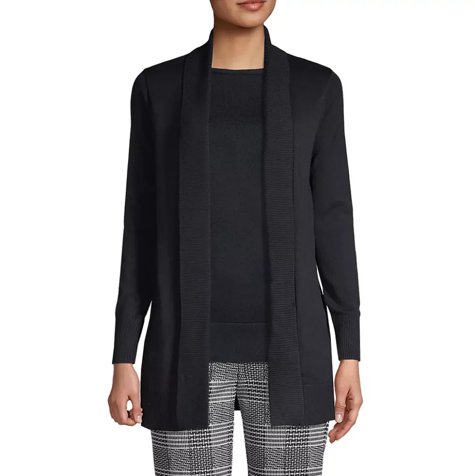School Uniform Women's Cotton Modal Shawl Collar Cardigan Sweater