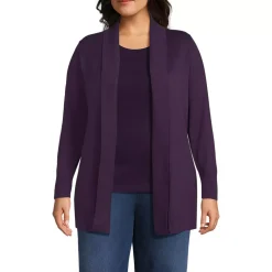 School Uniform Women's Cotton Modal Shawl Collar Cardigan Sweater