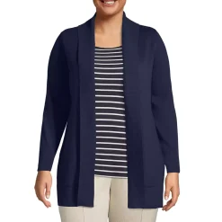 School Uniform Women's Cotton Modal Shawl Collar Cardigan Sweater