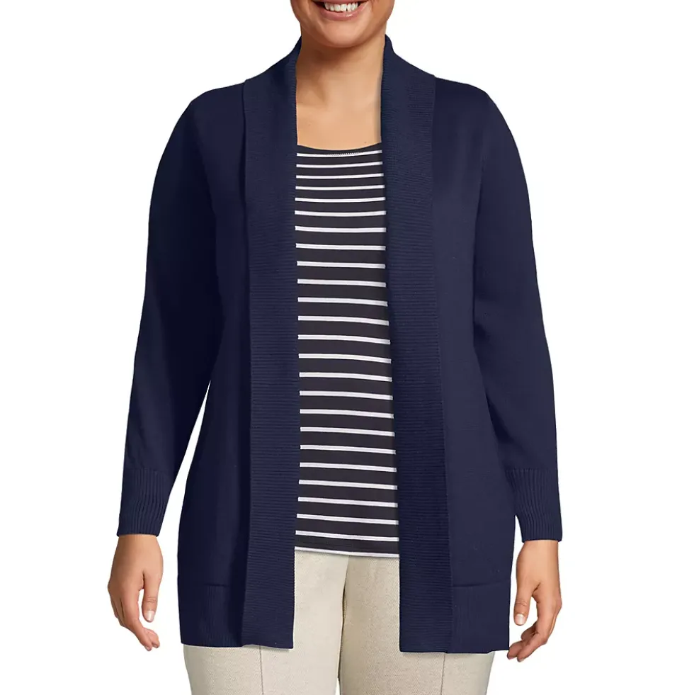 School Uniform Women's Cotton Modal Shawl Collar Cardigan Sweater