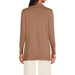 School Uniform Women's Cotton Modal Shawl Collar Cardigan Sweater