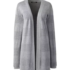 School Uniform Women's Cotton Modal Texture Stripe Open Cardigan Sweater