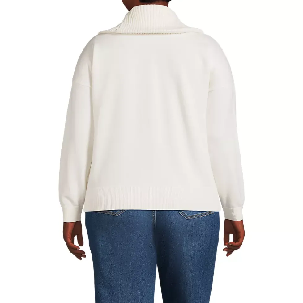 School Uniform Women's Cotton Modal Long Sleeve Zip Front Cardigan Sweater Jacket