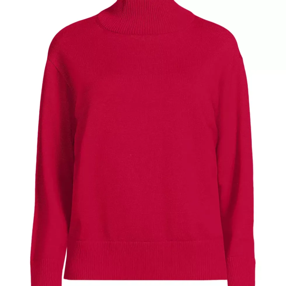 School Uniform Women's Cotton Modal Funnel Neck Sweater