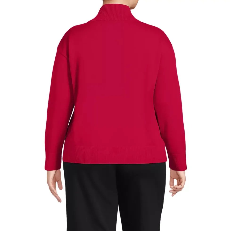 School Uniform Women's Cotton Modal Funnel Neck Sweater