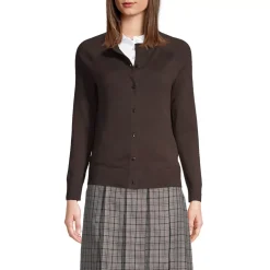 School Uniform Women's Cotton Modal Cardigan Sweater