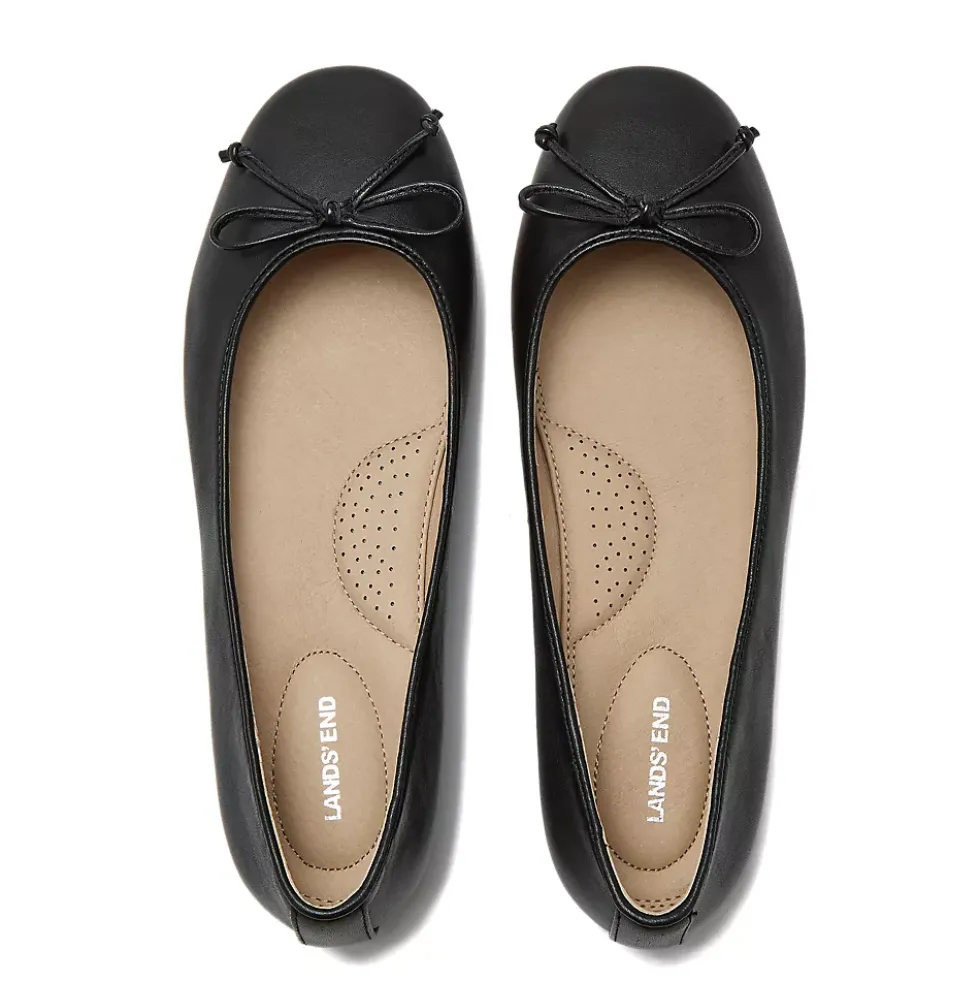 School Uniform Women's Essential Leather Ballet Flats