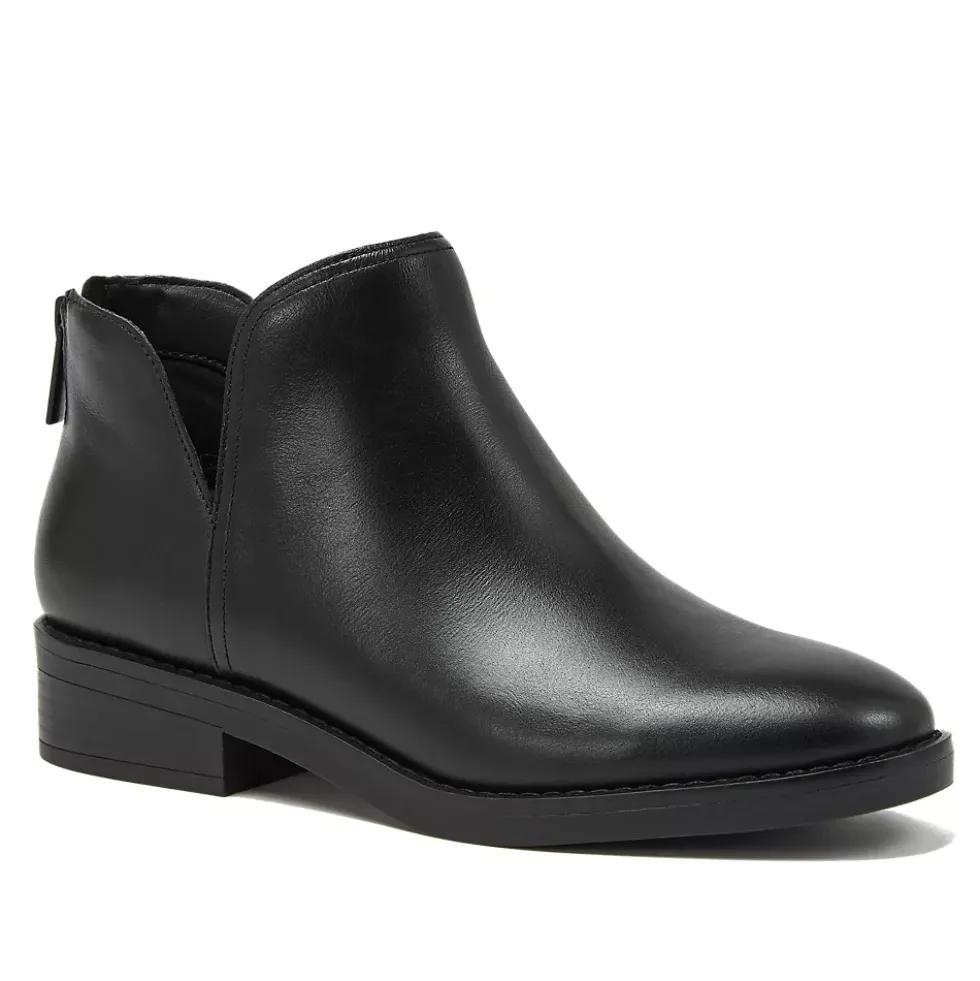 School Uniform Women's Essential Zip Up Ankle Booties