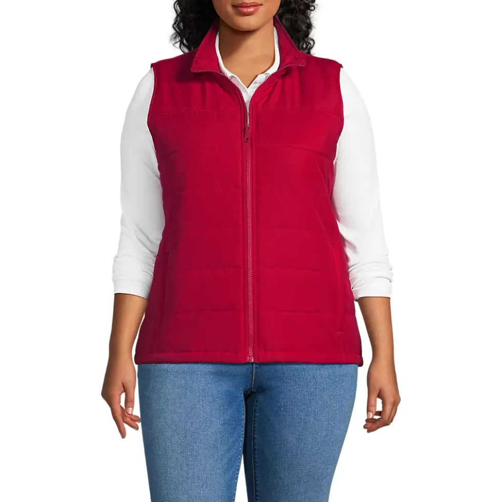 School Uniform Women's Insulated Zip Front Vest