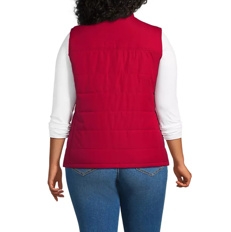 School Uniform Women's Insulated Zip Front Vest