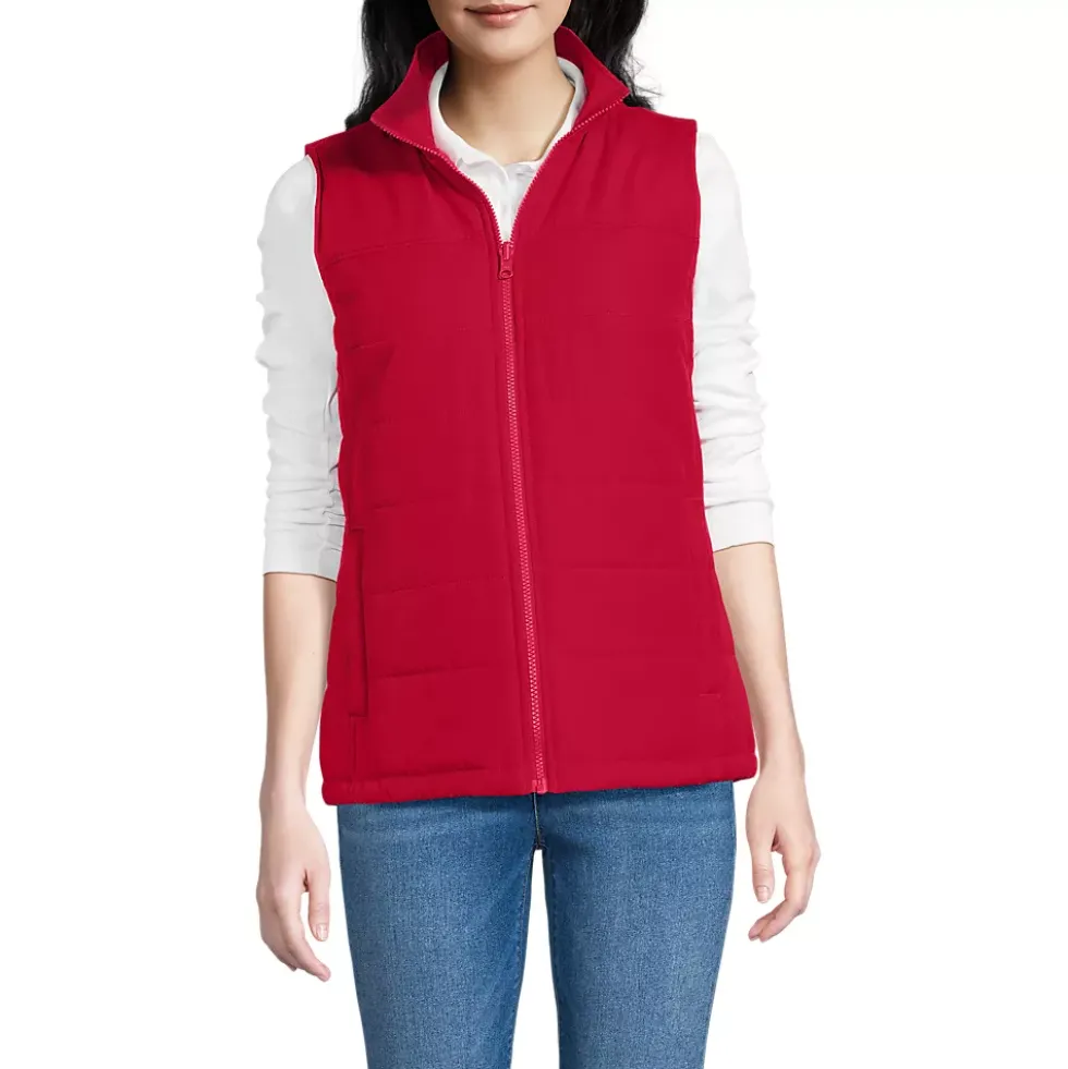 School Uniform Women's Insulated Zip Front Vest