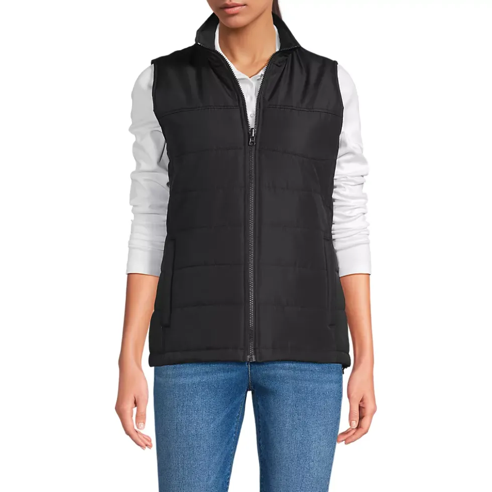 School Uniform Women's Insulated Zip Front Vest