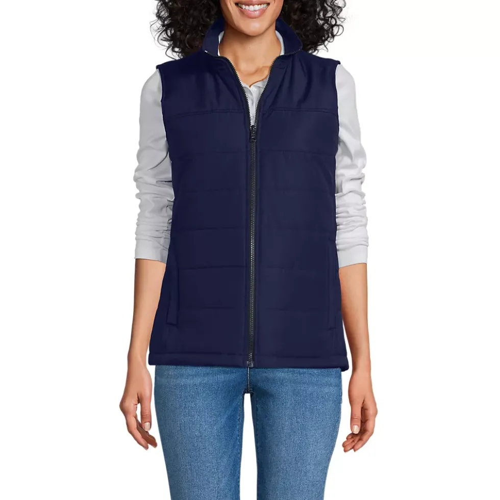 School Uniform Women's Insulated Zip Front Vest