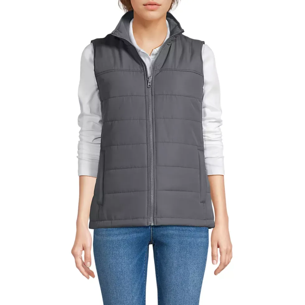 School Uniform Women's Insulated Zip Front Vest
