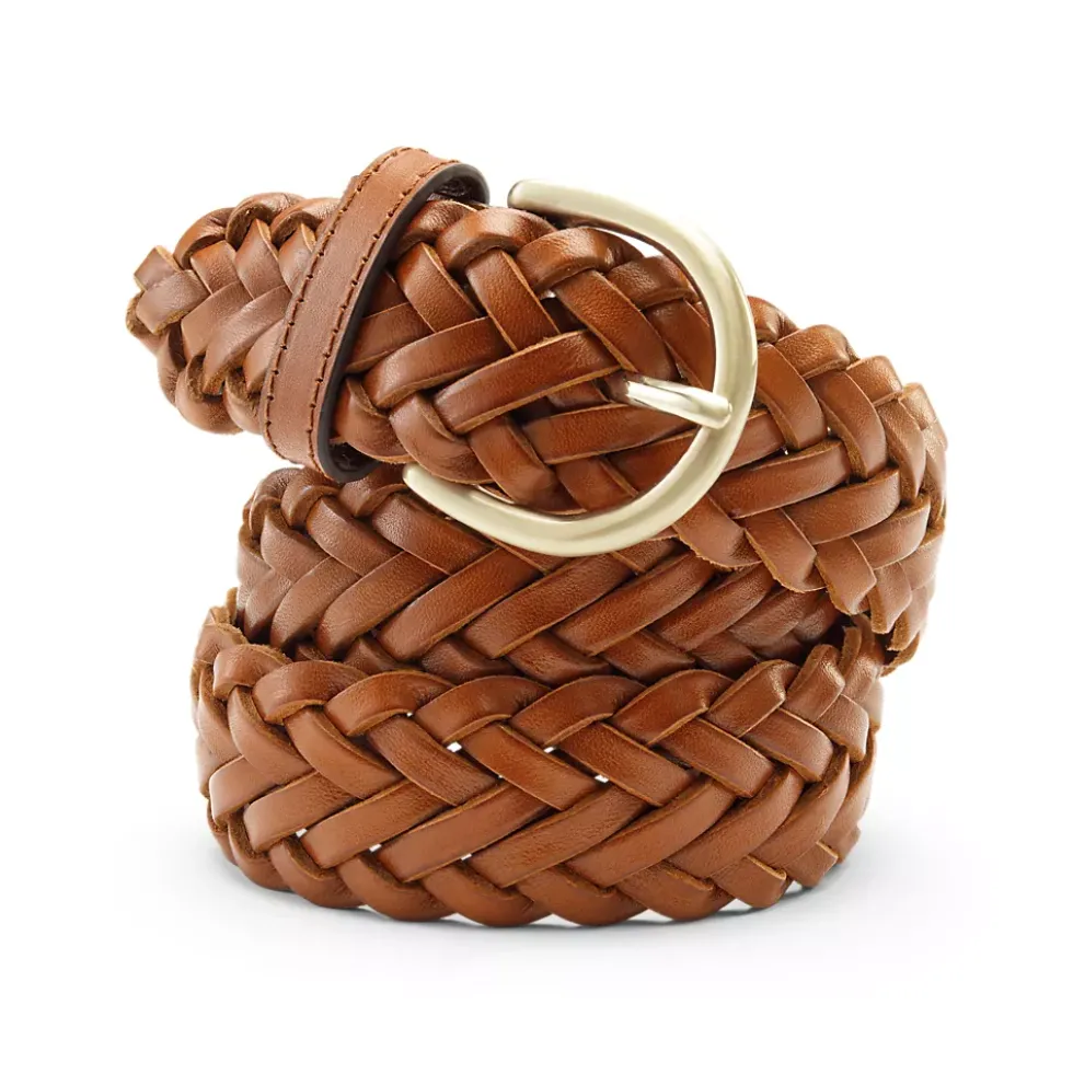 School Uniform Women's Leather Braided Belt