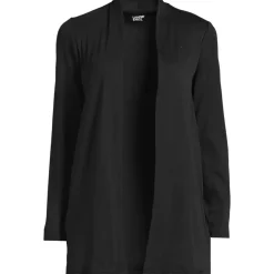 School Uniform Women's Long Sleeve Supima Micro Modal Open Cardigan Tunic