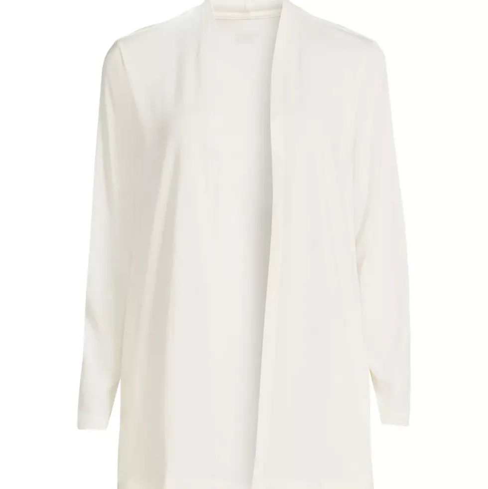 School Uniform Women's Long Sleeve Supima Micro Modal Open Cardigan Tunic
