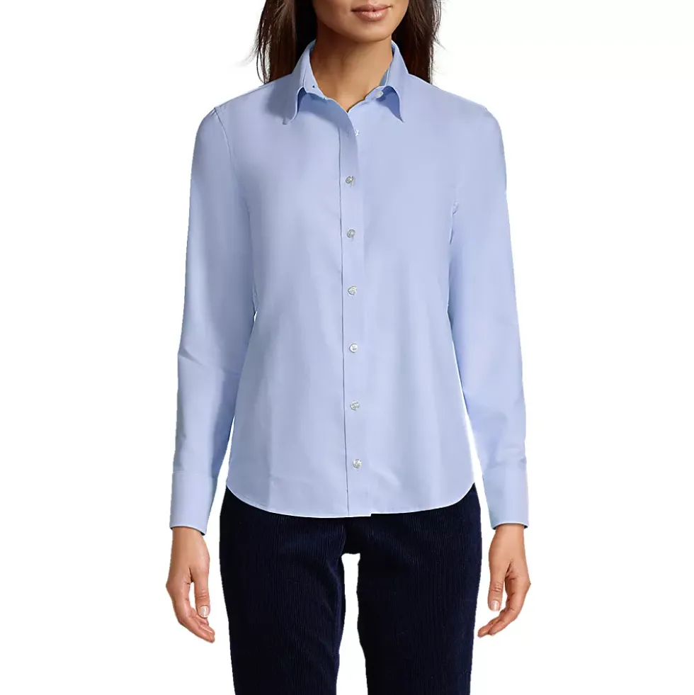 School Uniform Women's Long Sleeve Oxford Shirt