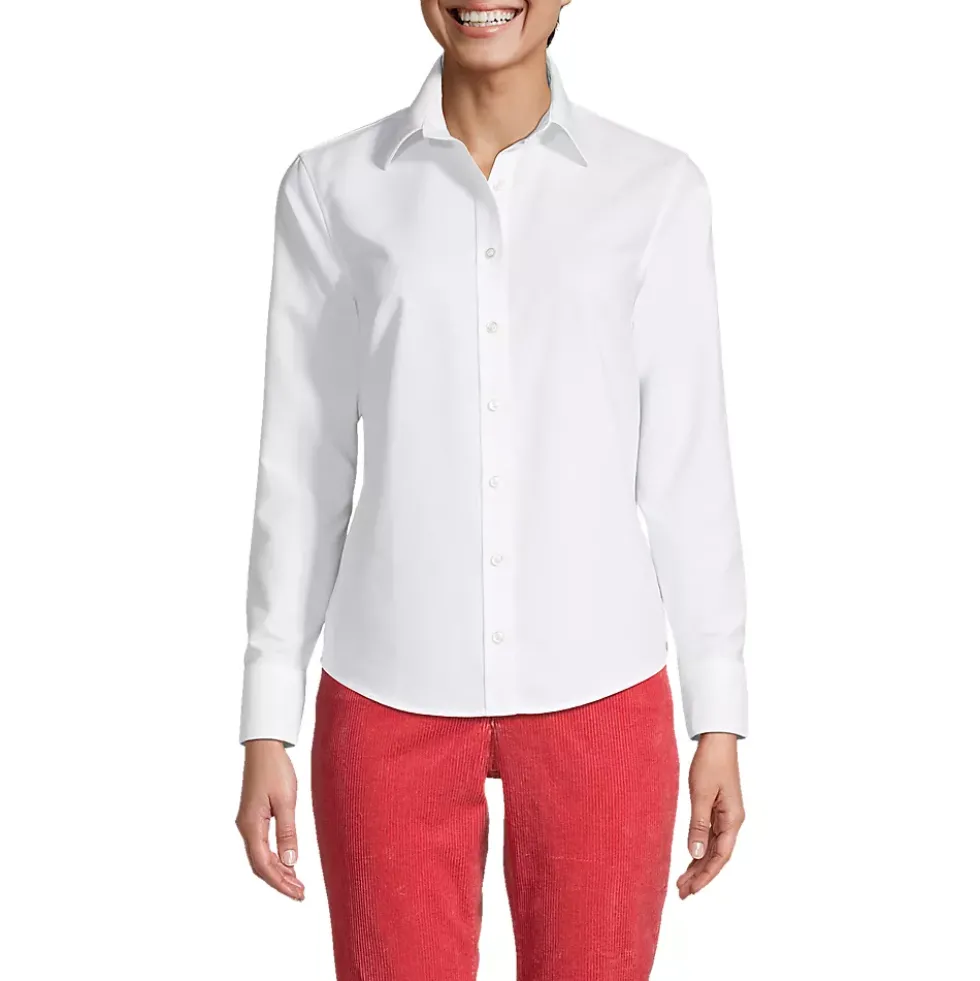 School Uniform Women's Long Sleeve Oxford Shirt