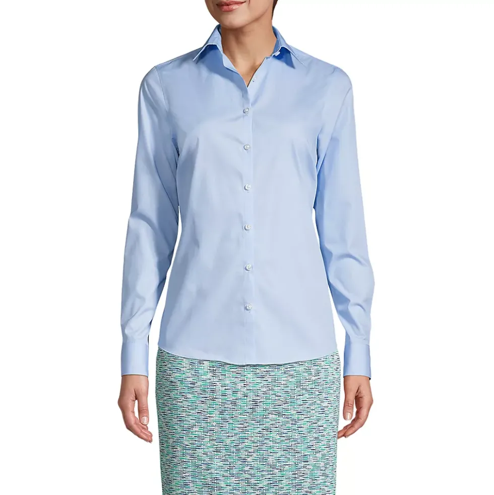 School Uniform Women's Long Sleeve Broadcloth Shirt