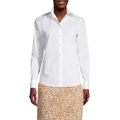 School Uniform Women's Long Sleeve Broadcloth Shirt