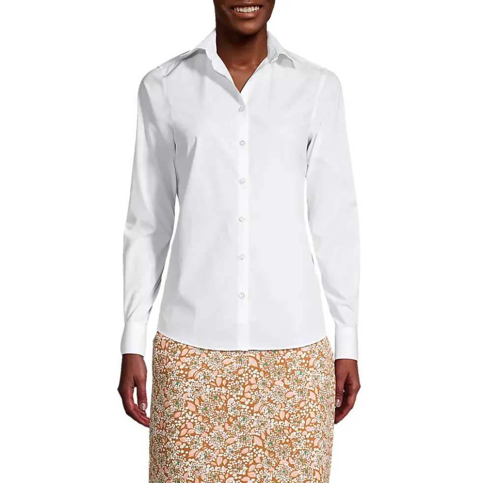 School Uniform Women's Long Sleeve Broadcloth Shirt