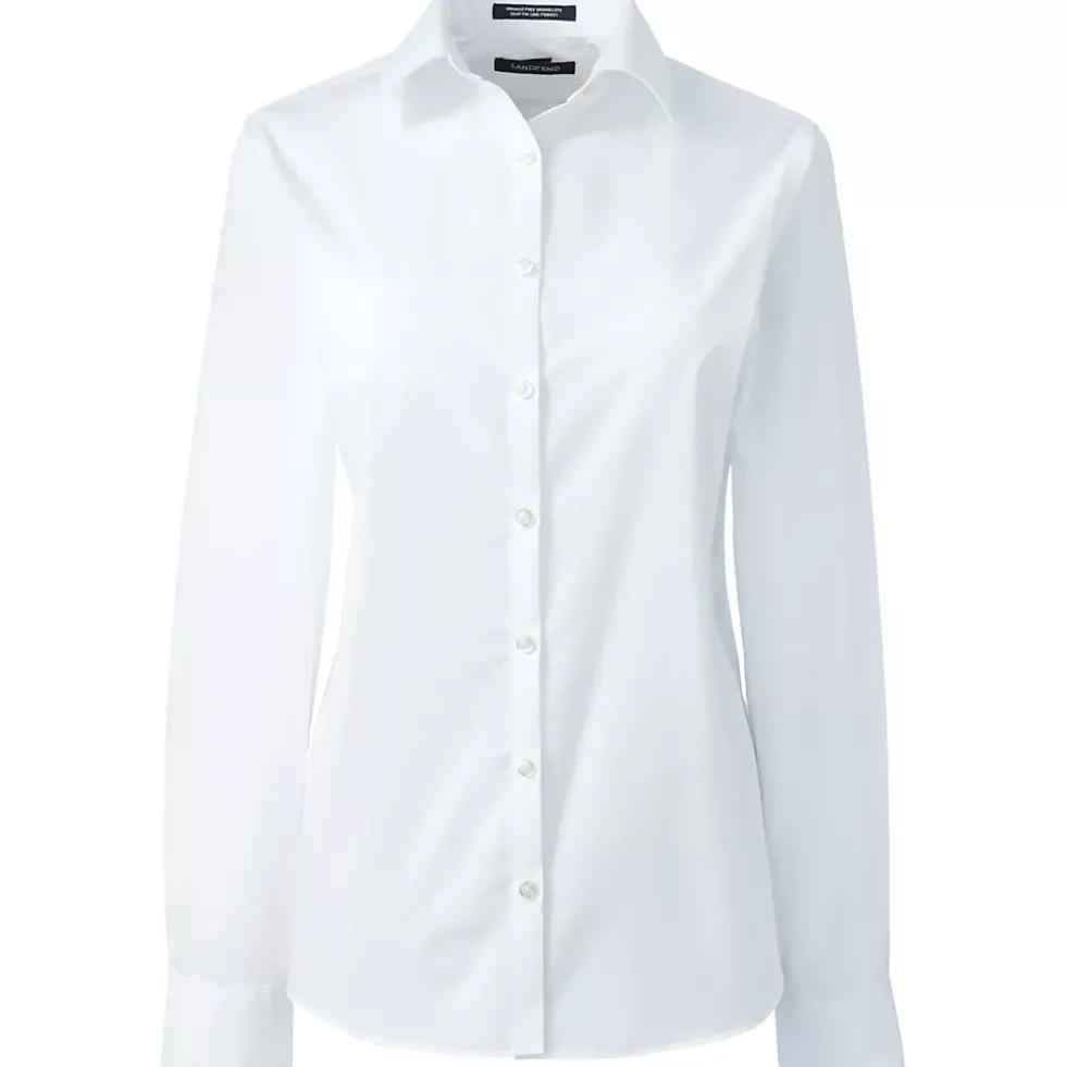 School Uniform Women's Long Sleeve Broadcloth Shirt