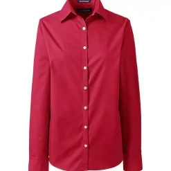 School Uniform Women's Long Sleeve Broadcloth Shirt