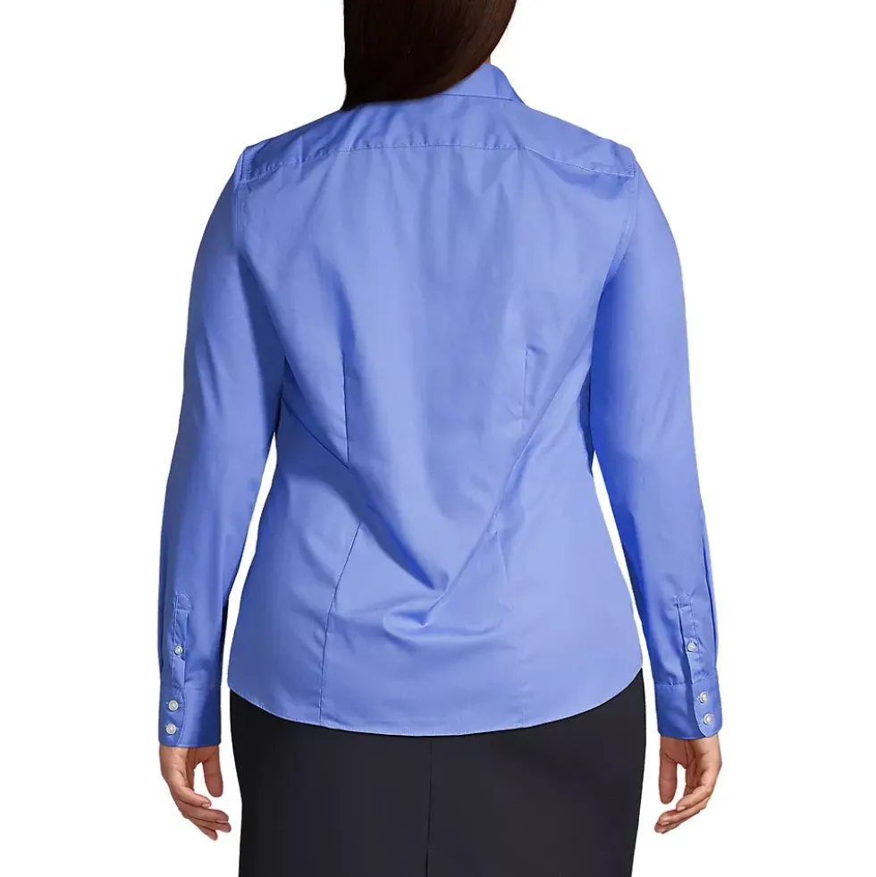 School Uniform Women's Long Sleeve Broadcloth Shirt
