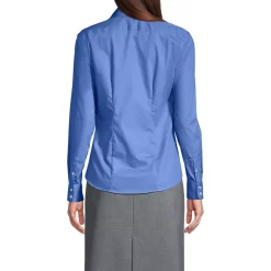 School Uniform Women's Long Sleeve Broadcloth Shirt