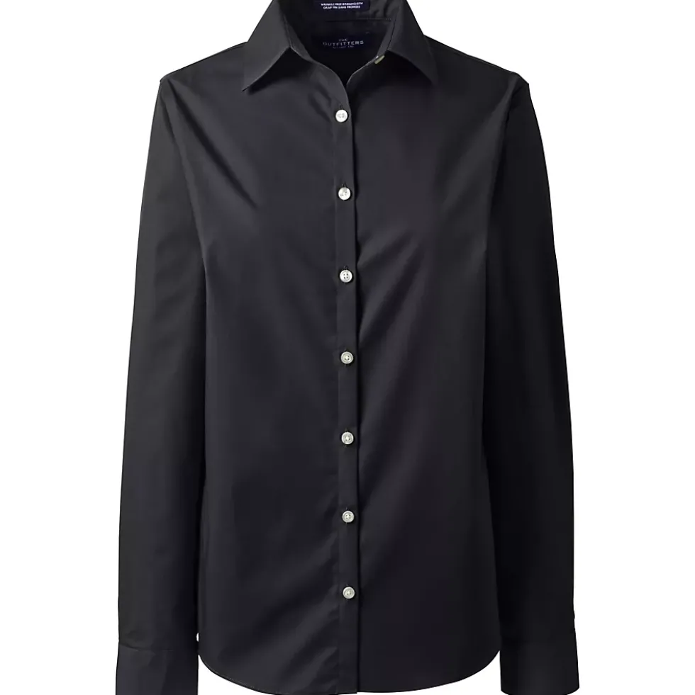 School Uniform Women's Long Sleeve Broadcloth Shirt
