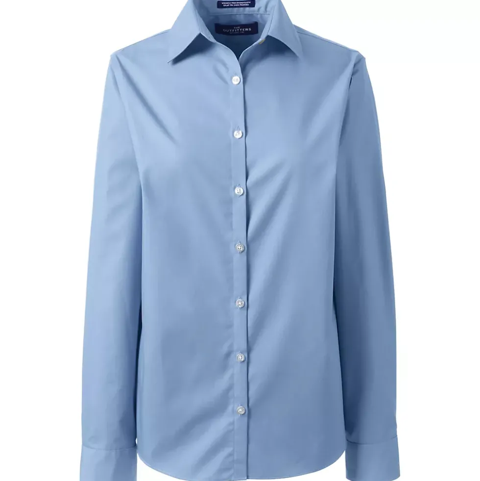 School Uniform Women's Long Sleeve Broadcloth Shirt