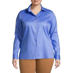 School Uniform Women's Long Sleeve Performance Twill Shirt