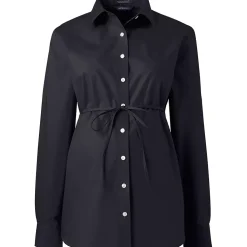 School Uniform Women's Long Sleeve Maternity Adjustable Stretch Shirt