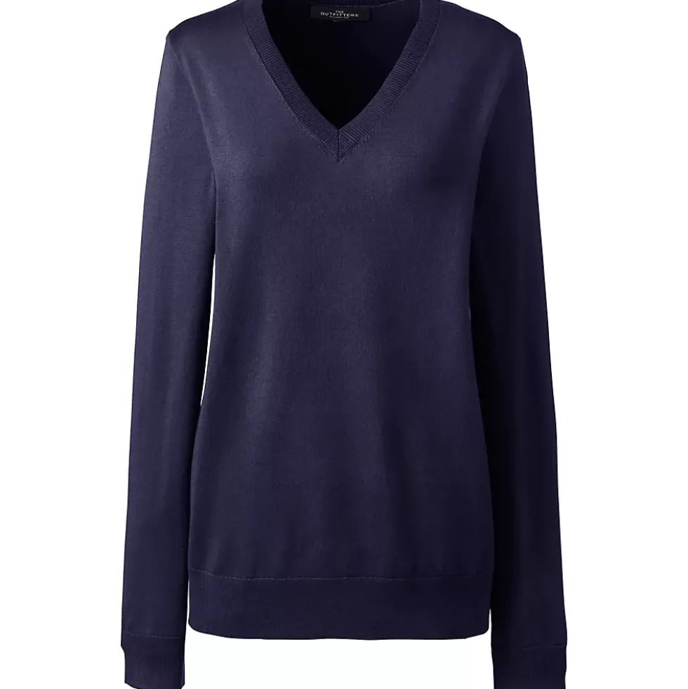 School Uniform Women's Performance V-neck Sweater