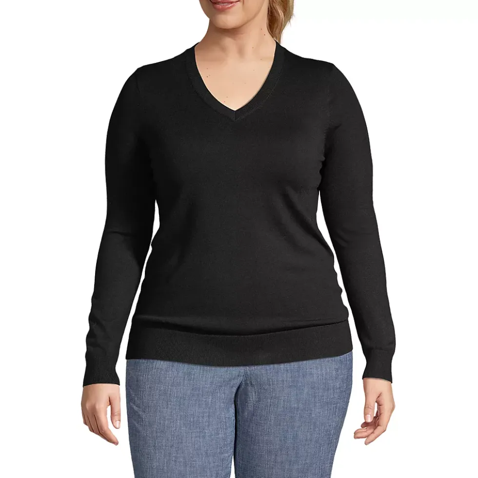School Uniform Women's Performance V-neck Sweater