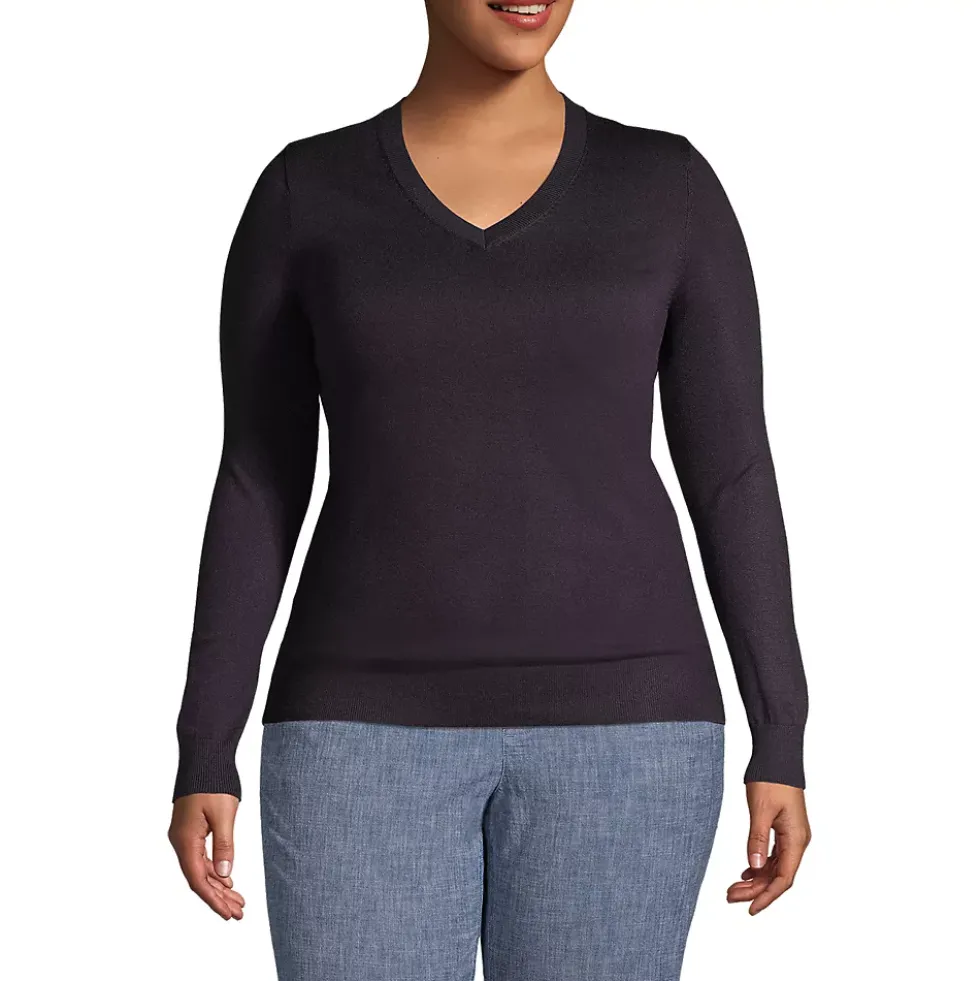 School Uniform Women's Performance V-neck Sweater