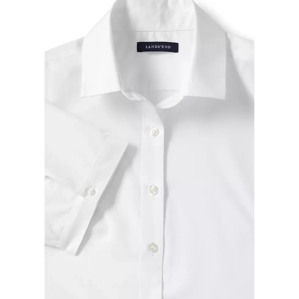 School Uniform Women's Petite Short Sleeve Broadcloth Shirt