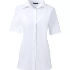 School Uniform Women's Plus Size Short Sleeve Oxford Shirt