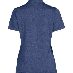 School Uniform Women's Rapid Dry Short Sleeve Space Dye Sport Neck Polo Shirt