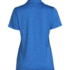 School Uniform Women's Rapid Dry Short Sleeve Space Dye Sport Neck Polo Shirt