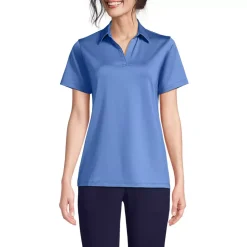 School Uniform Women's Short Sleeve Rapid Dry Sport Neck Polo Shirt